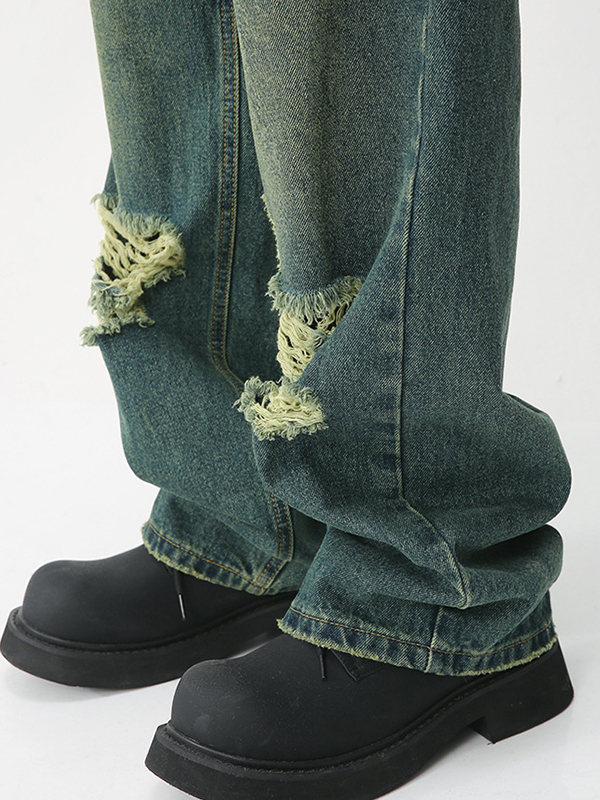 Men's Vintage Ripped Loose Jean-2